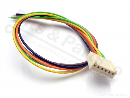 Signaalconnector Molex 6-polig met draad